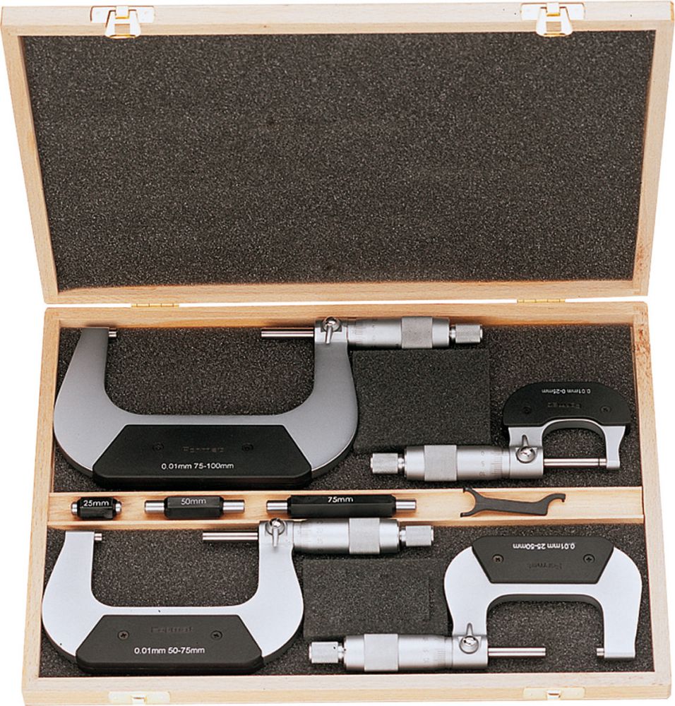 Produktbild FORUM Bügelmessschraube -Satz 0-100mm