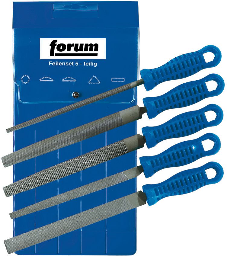 Produktbild FORUM Werkstattfeilen-Satz 200mm H2 5-tlg.
