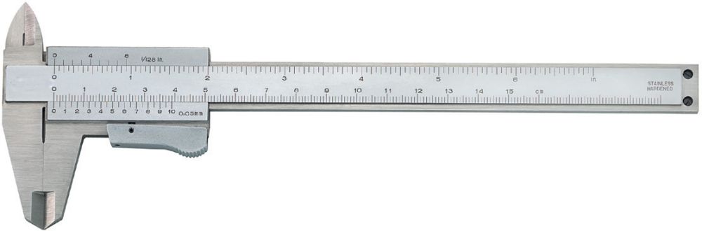 Produktbild FORUM Präzisions Taschenmessschieber Papal. 150mm Momentf.