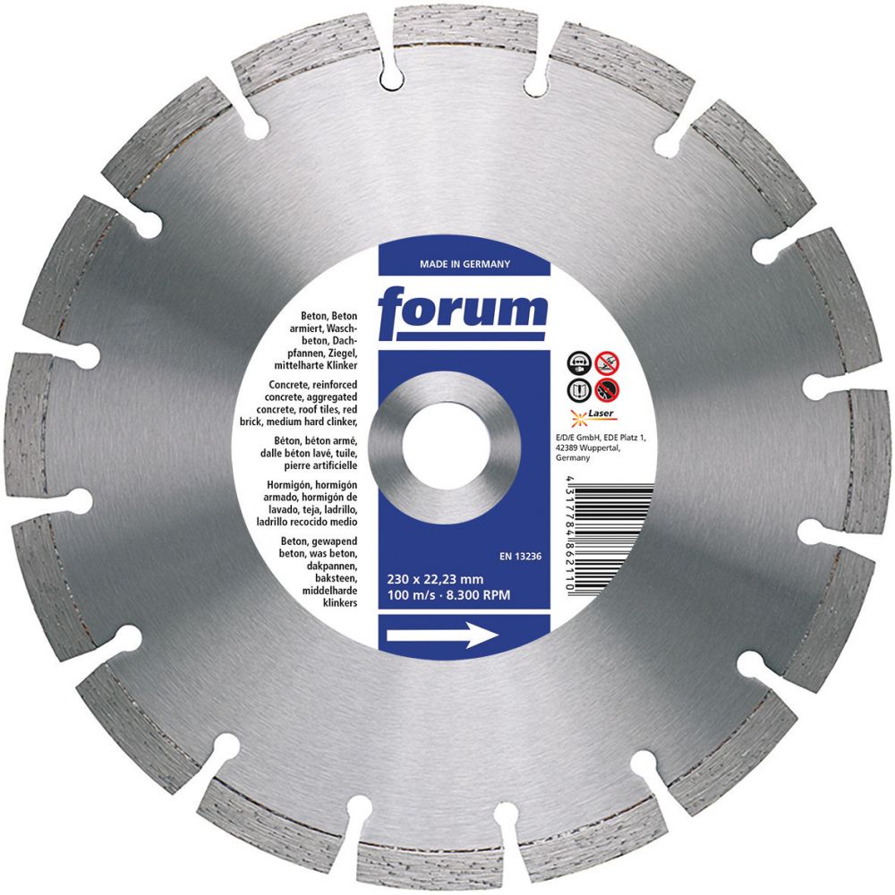 Produktbild FORUM Diamant Trennscheibe Laser 115x22,2x2,3mm
