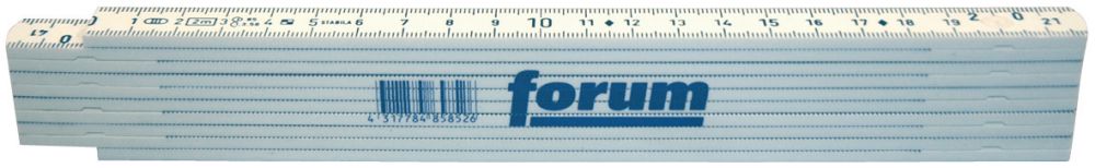 Produktbild FORUM Kunstst.-Gliedermaßstab 1m