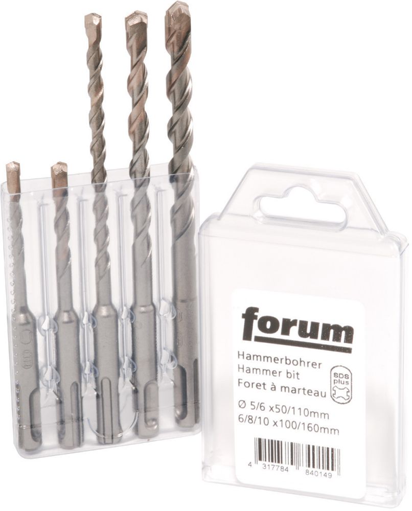 Produktbild FORUM SDS-Plus-Bohrer-Stz. 5tlg.
