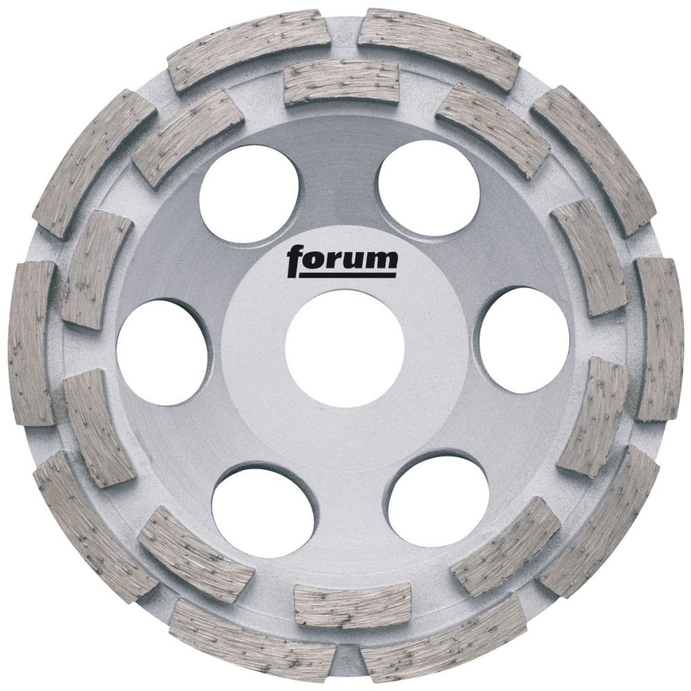 Produktbild FORUM Diamant Schleiftopf 125mm dop. belegt
