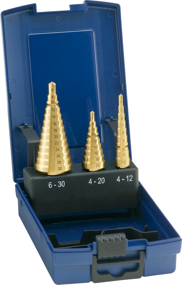 Produktbild FORUM Universal Stufenbohrer Stz.HSS 4-30,00mm TiN bild 1