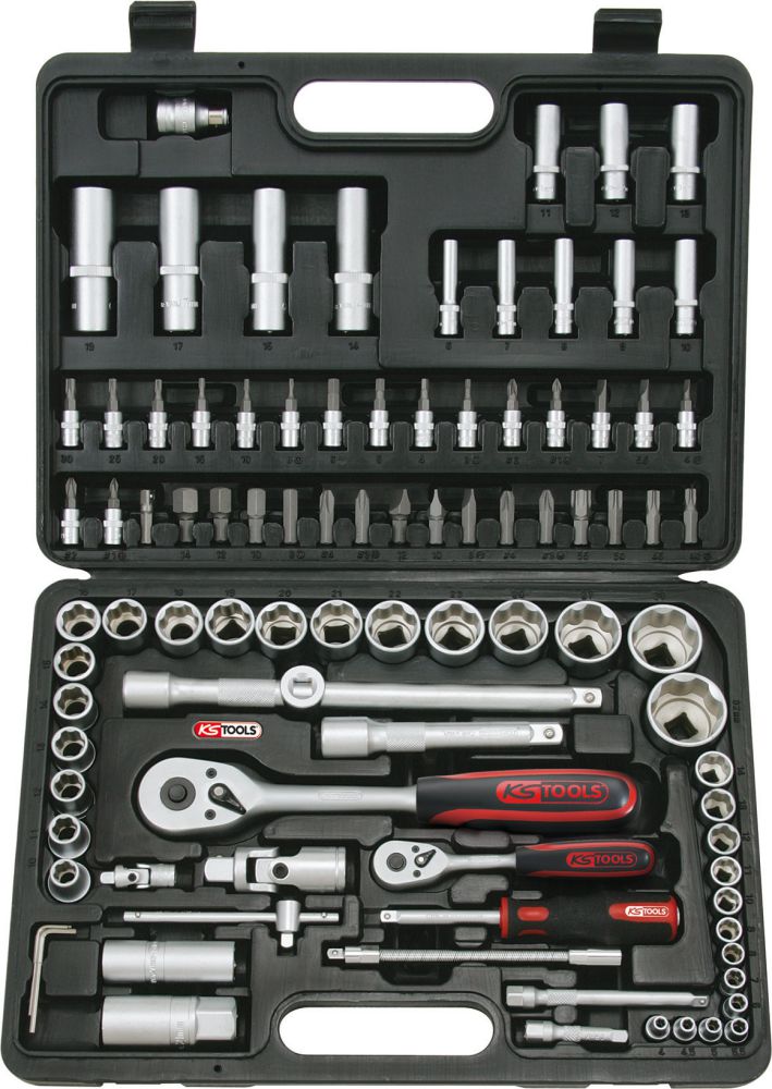 Produktbild KS Steckschlüssel Garnitur 1/4+1/2" 94-tlg.