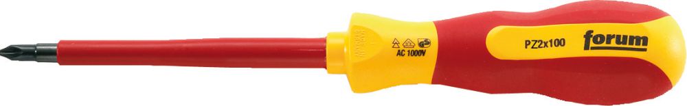 Produktbild FORUM Schraubendreher VDE PZ 2x100mm