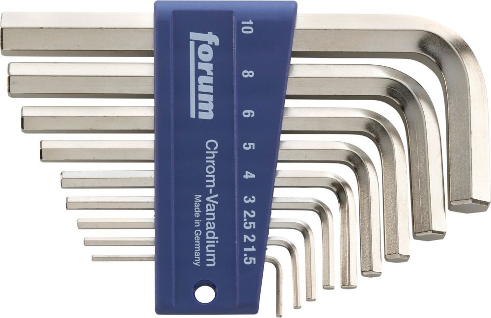 Produktbild FORUM Winkelschraubendreher-Satz DIN911E 1,5- 6mm