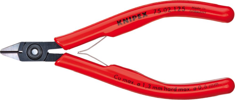 Produktbild Knipex Elektronik Seitenschneider 125mm mit Facette