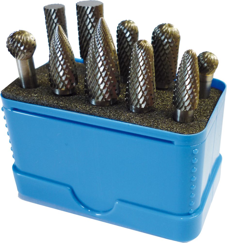 Produktbild FORUM Frässtifte Satz HM C 10-tlg. 6mm