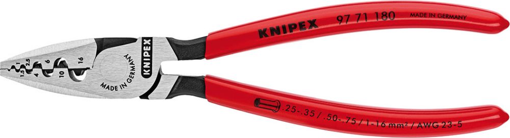 Produktbild Knipex Aderendhülsenzange 180mm poliert