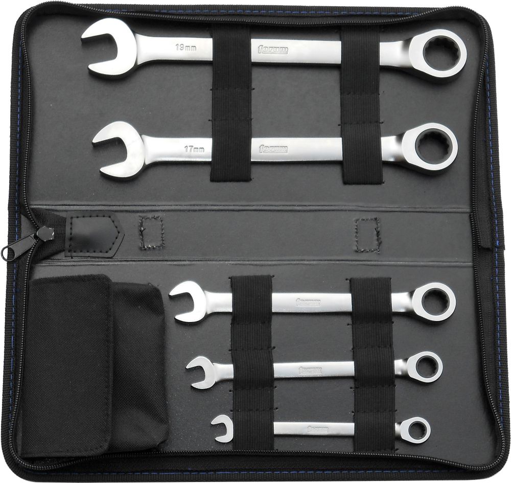 Produktbild Forum Maulschlüssel Satz mit Ringr. 9tlg. gerade 8-19mmFORUM