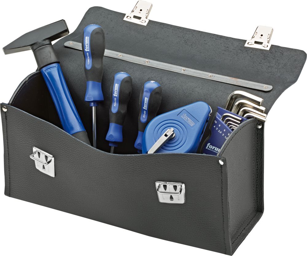 Produktbild FORUM Werkzeug-Tasche Leder 340x110x170mm