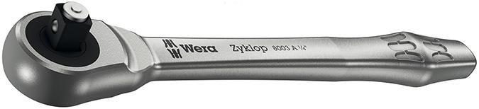 Produktbild Wera Durchsteck-Knarre 1/2"ZYKLOP metal push