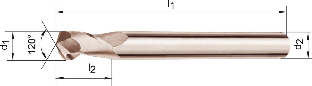 Produktbild FORUM Multifunktionswerkz. VHM 20,0mm 120G bild 2