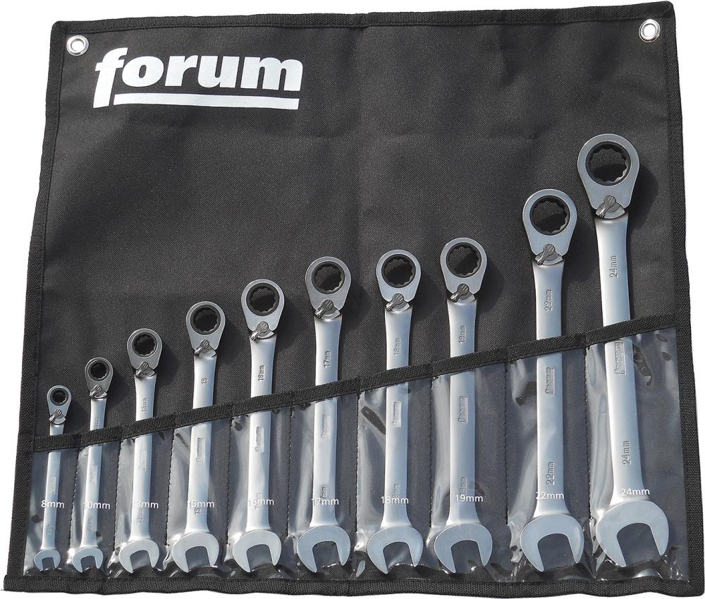 Produktbild Forum Maulschl. mit Ringratsche10tlg. umsch. 8-24mmFORUM