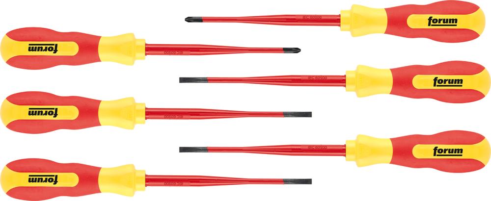 Produktbild FORUM Schraubendreher-Satz VDE 6tlg. slim