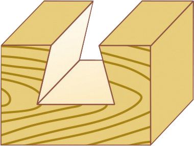 Produktbild FORTIS Zinkenfräser HW 14 Grad 12,7x12x45 S8 bild 2