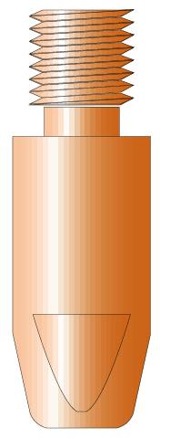 Produktbild Stromdüse M8 0,8mm E-Cu MB400/500