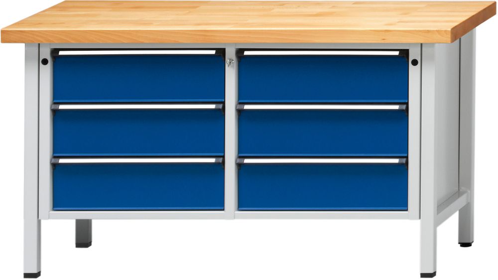 Produktbild Anke Kasten Werkbank 1500 108 V 50 mm, 850 mm 7035/5010