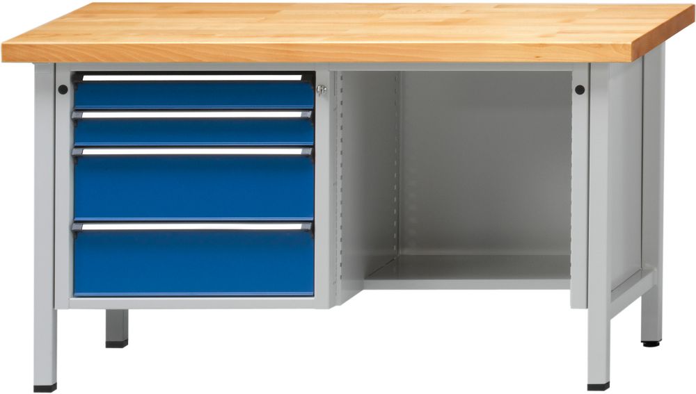 Produktbild Anke Kasten Werkbank 1500 334 V 50 mm, 850 mm 7035/5010