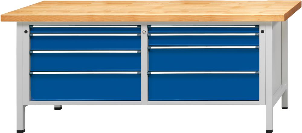 Produktbild Anke Kasten Werkbank 2000 141 VX 50 mm, 850 mm 7035/5010 bild 1