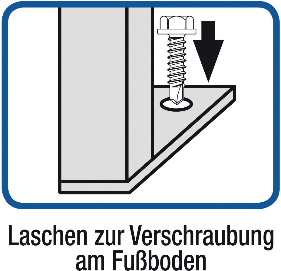 Produktbild Anke Kasten Werkbank 2250 219 VS 100 mm, 900 mm 7035/5010 bild 12