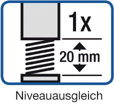 Produktbild Anke Kasten Werkbank 2000 205 VX 50 mm, 850 mm 7035/5010 bild 13