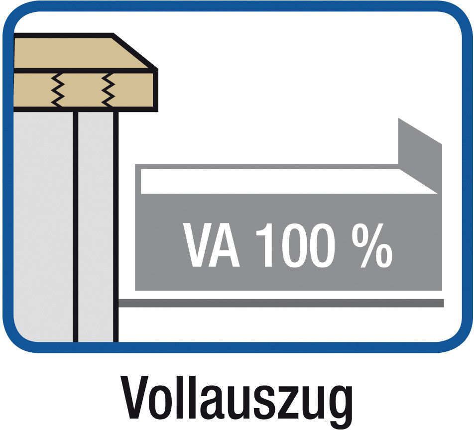 Produktbild Anke Kasten Werkbank 2000 205 VX 50 mm, 850 mm 7035/5010 bild 4