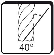 Produktbild FORUM Schaftfräser Alu D844B K HSSE 4,00mm bild 9