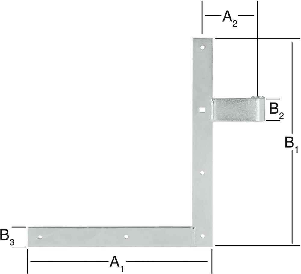 Produktbild Vormann Haustür Winkelband 600x400 mm