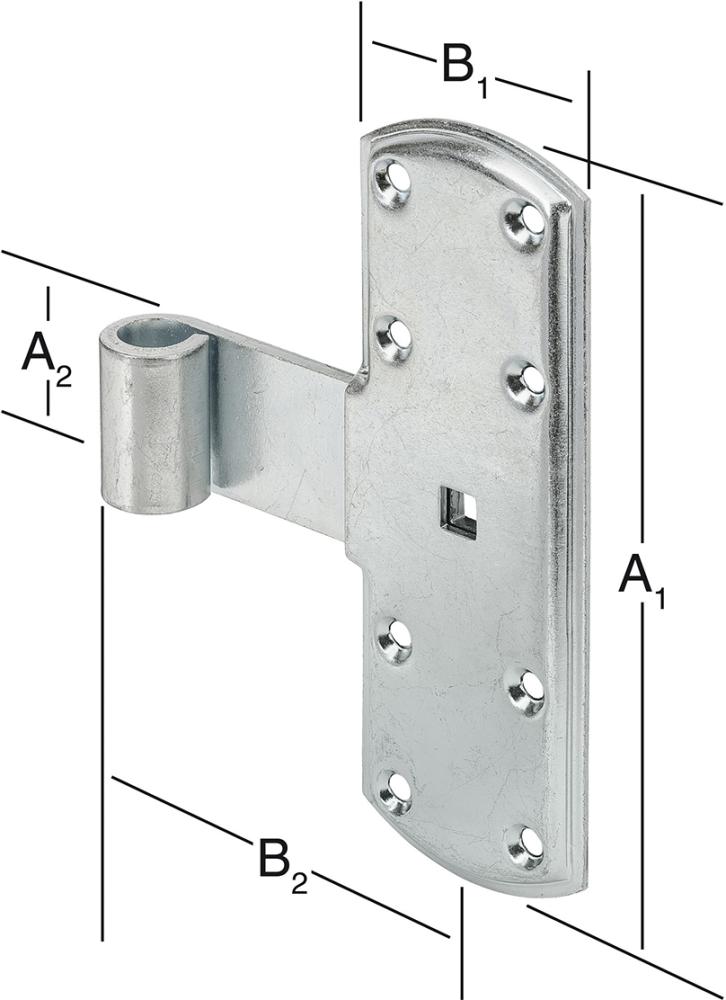 Produktbild Vormann Kreuzbänder verzinkt 160x50 mm