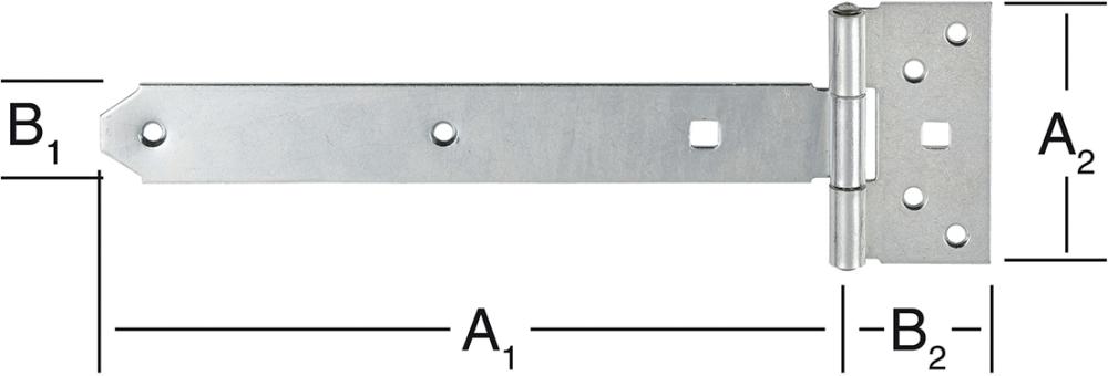 Produktbild Vormann Kreuzgehänge verzinkt 600x38 mm