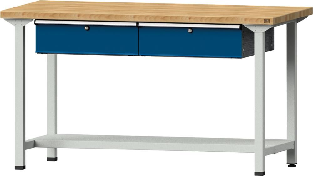 Produktbild Anke Arbeitstisch Modell 59 1500 x 700 x 840 mm mit 2 Hängeschubladen