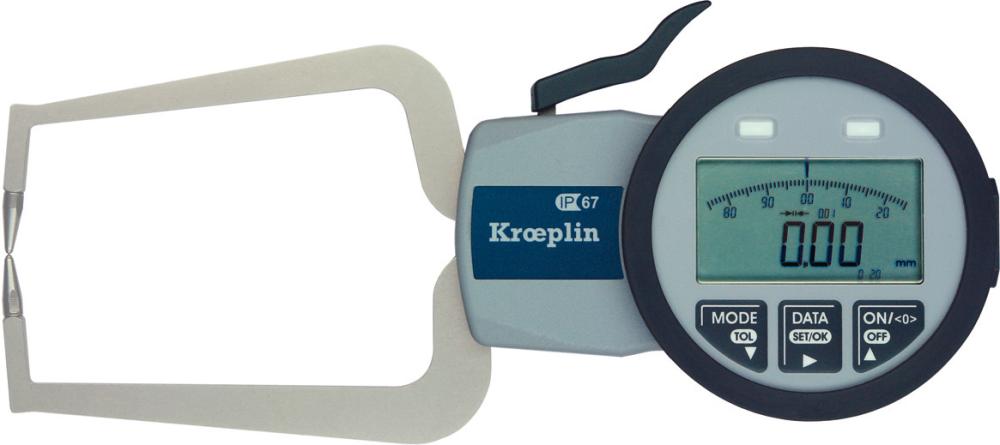 Produktbild Kroeplin Außenschnelltaster 0-50mm mit Digitalanzeige
