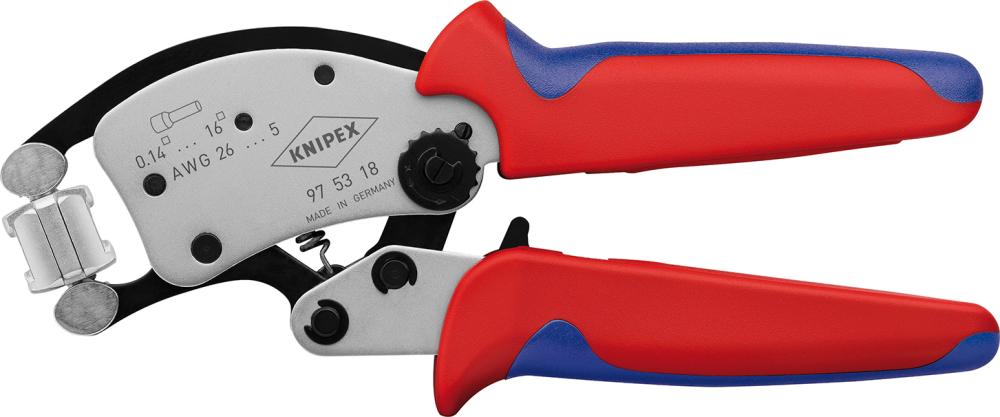 Produktbild Knipex Crimpzange für Aderendhülsen 0,14-16mm2 Twistor