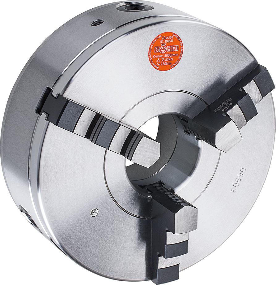 Produktbild Röhm Dreibacken Drehfutter D6350 Guss 100mm