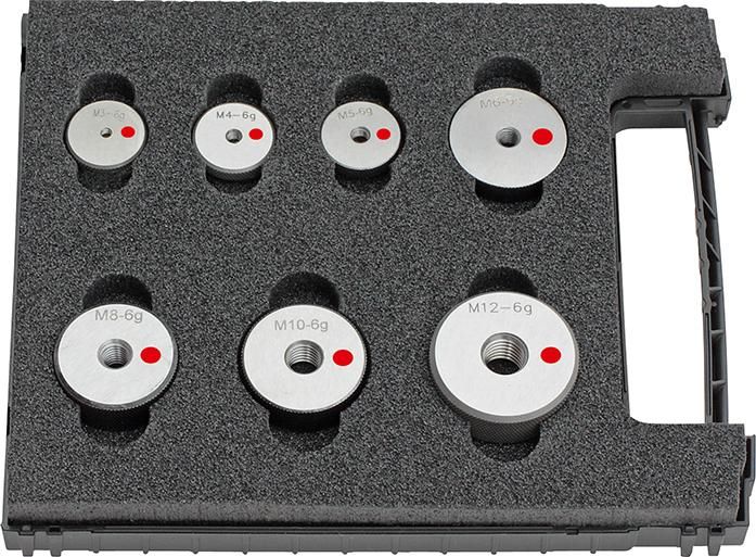 Produktbild Fortis Gewinde Ausschusslehrring Satz M3-M12 6g