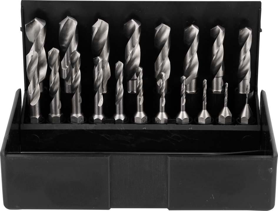 Produktbild Völkel Bit Satz Spiralbohrer HSS 1,0 - 10,0 mm 19 teilig