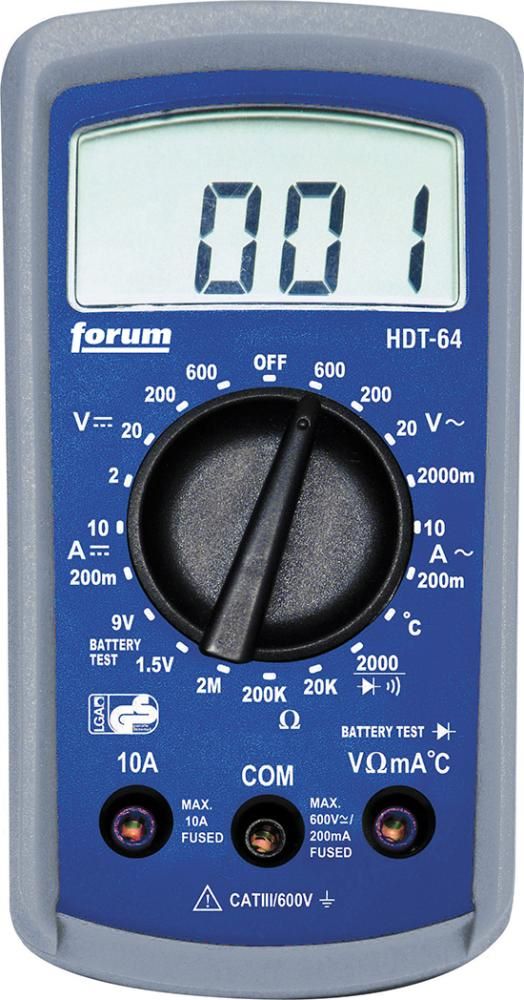 Produktbild Forum Digital-Multimeter 2-600V in Tasche