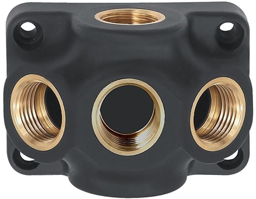 Produktbild Riegler Endverteilerdose Kunststoff Eingang 1 x G3/4 Zoll Abgang 3 x G1/2 Zoll