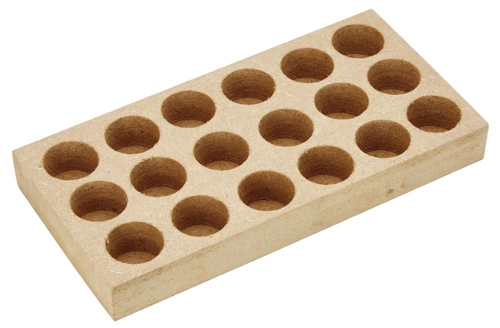 Produktbild Fortis Holzsockel für ER32 18 Steckplätze