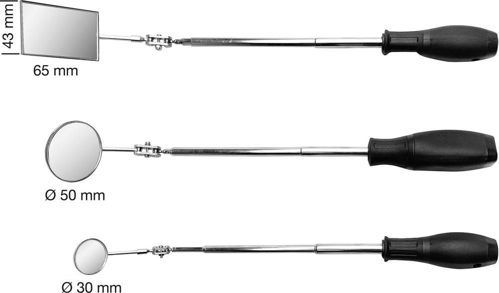 Produktbild Inspektionsspiegel Satz 3 teilig