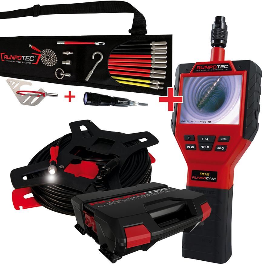 Produktbild Runpotec Multifunktionskamera Runpocam RC2 30 meter + Runposticks