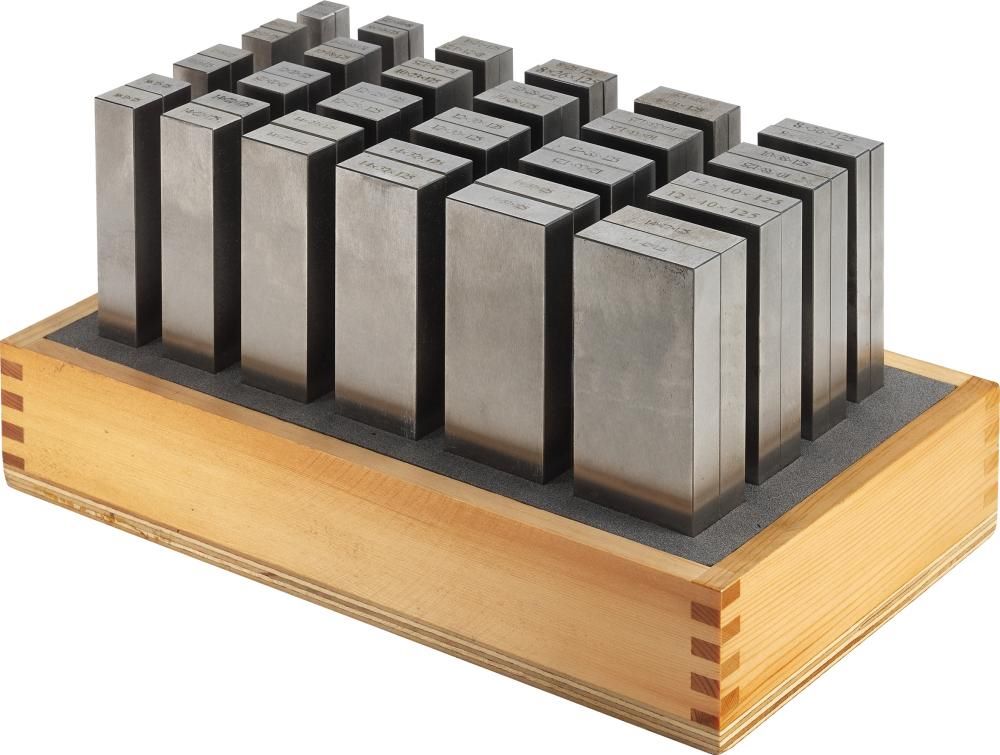 Produktbild AMF Parallelunterlage Set P Länge 100 mm im Holzständer