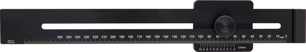 Produktbild Fortis Präzisions Streichmass 300 mm Ablesung 0,05 mm