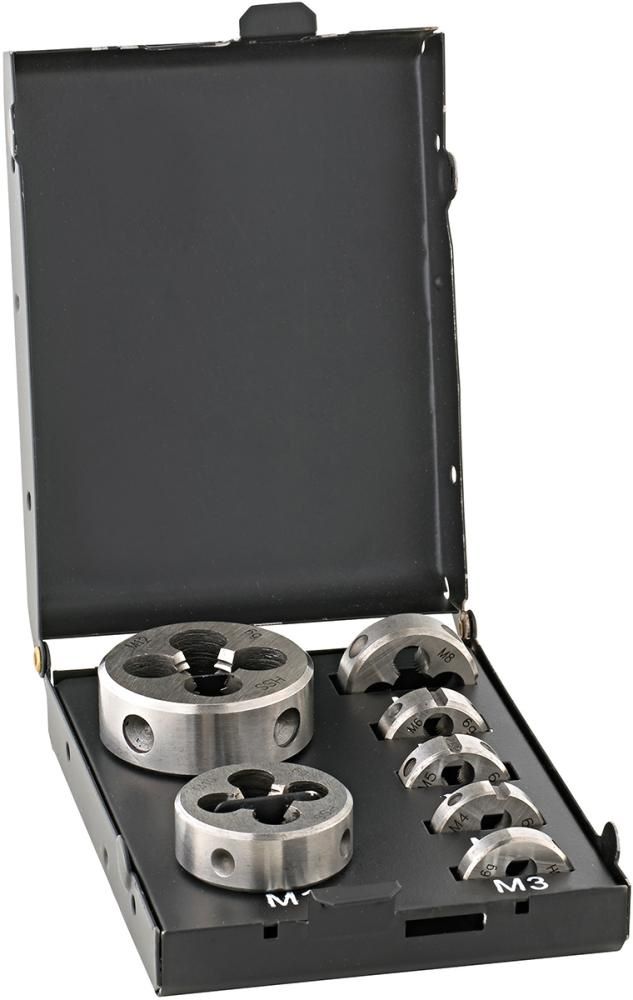 Produktbild Fortis Schneideisen Set M3-M12 EN22568 HSS Metallkassette