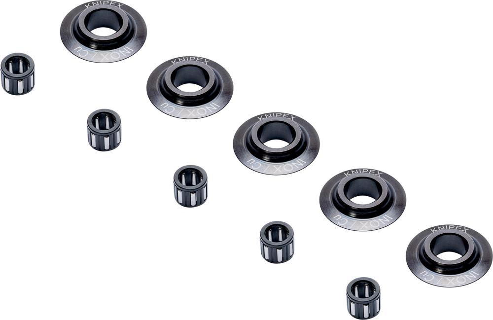 Produktbild Knipex Schneidrad Satz 5 Teilig INOX Rohrdurchmesser 6 - 35 mm