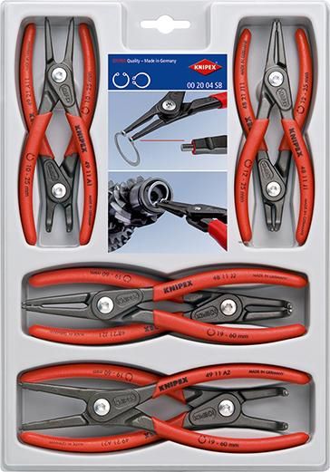 Produktbild Knipex Sicherungsringzangen-Set 8 teilig SB