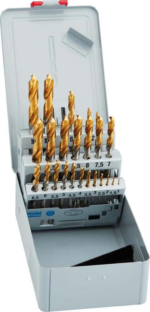 Produktbild Forum Spiralbohrer Satz D338N TiN Tip 1,0 - 10,5 mm 24 teilig