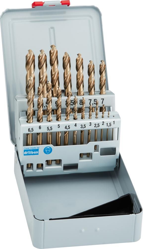 Produktbild Forum Spiralbohrer Satz D338VA HSSE 1,0 - 10 mm Blank 19 teilig